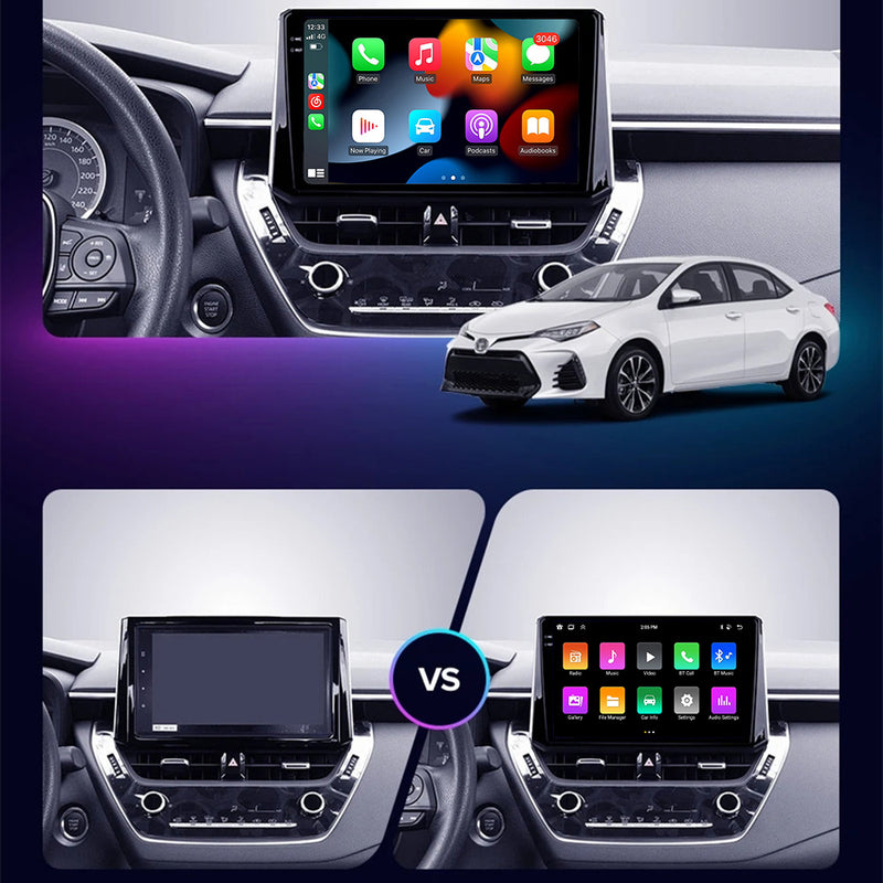 RoverOne Car Stereo Radio Bluetooth CarPlay GPS Navigation for Toyota Corolla 12 2018 - 2023