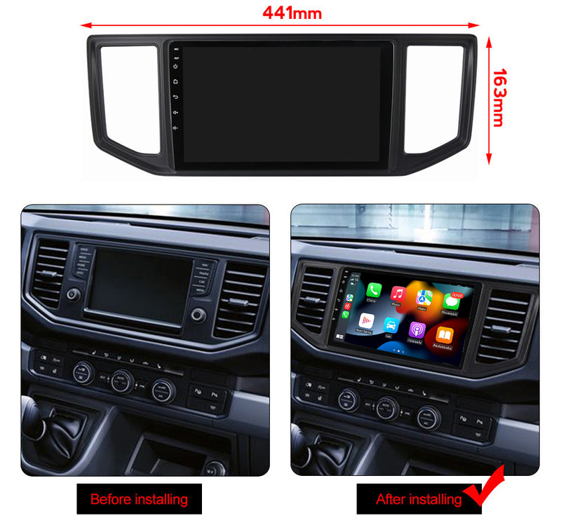 RoverOne Car Stereo Radio Bluetooth CarPlay GPS Navigation for Volkswagen Crafter 2017 - 2021