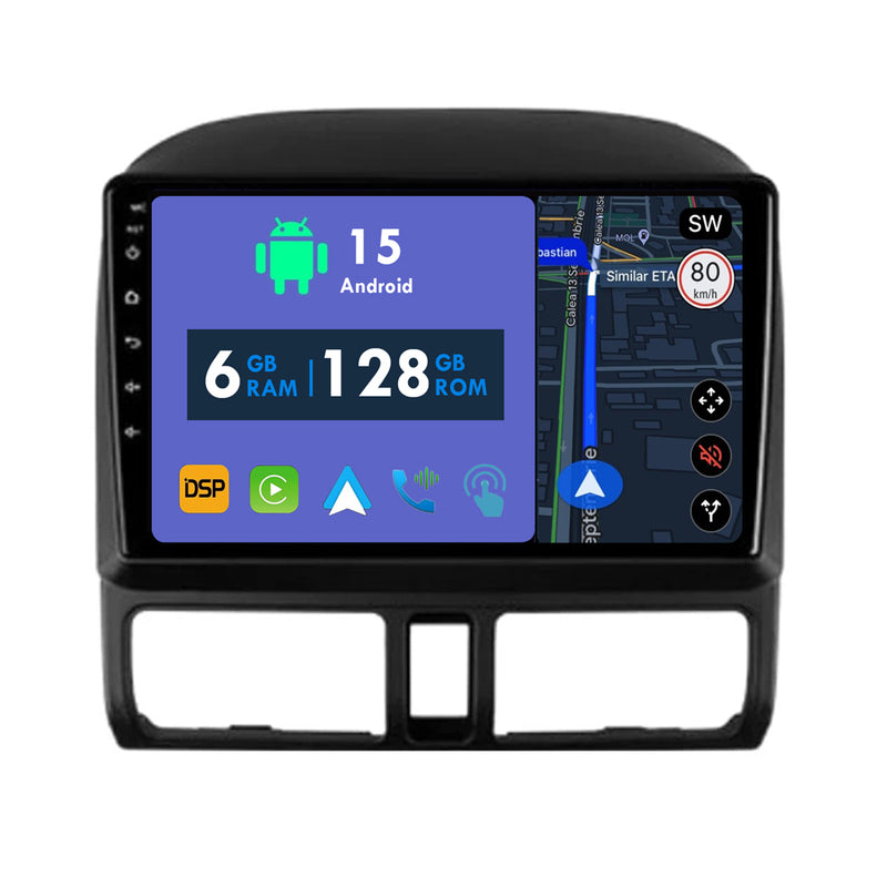 RoverOne Car Stereo Radio Bluetooth CarPlay GPS Navigation for Honda CR-V CRV 2001 - 2006