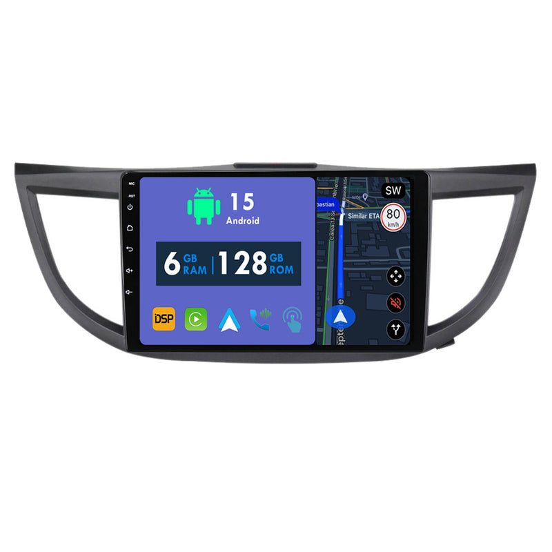 RoverOne Car Stereo Radio Bluetooth CarPlay GPS Navigation for Honda CRV CR-V 4 RM RE 2011 - 2018