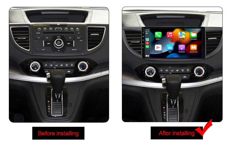 RoverOne Car Stereo Radio Bluetooth CarPlay GPS Navigation for Honda CRV CR-V 4 RM RE 2011 - 2018