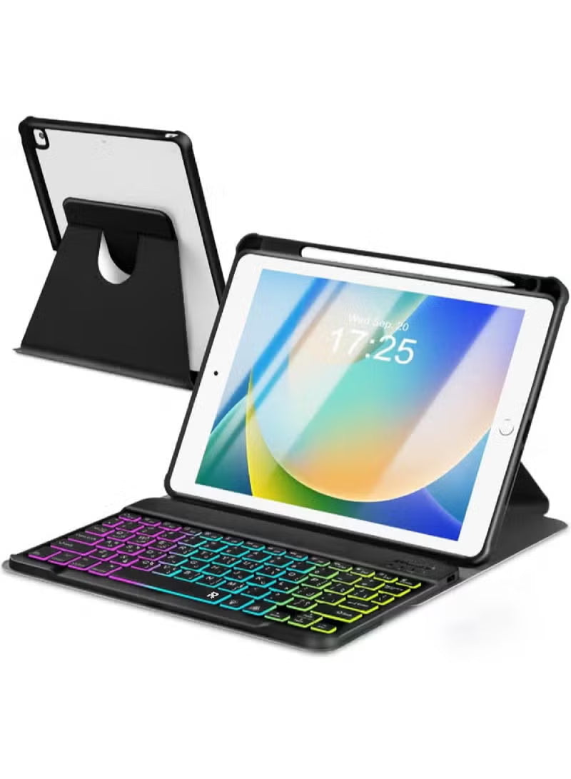 Case with Arabic Keyboard for iPad 11th 11 inch 2025/Arabic Keyboard Case for iPad 10th 10.9 inch