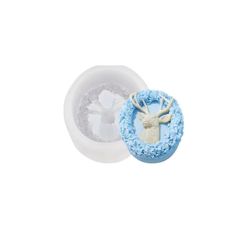 3D Dolphin Rabbit Elk Soap Shaped