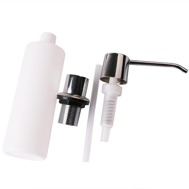 White Liquid Soap Dispenser Balm Pump Cover