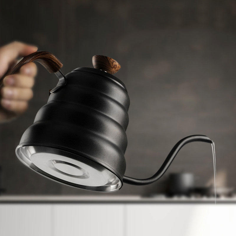 1L stainless steel tea kettle with Slim Get Gooseneck with thermometer