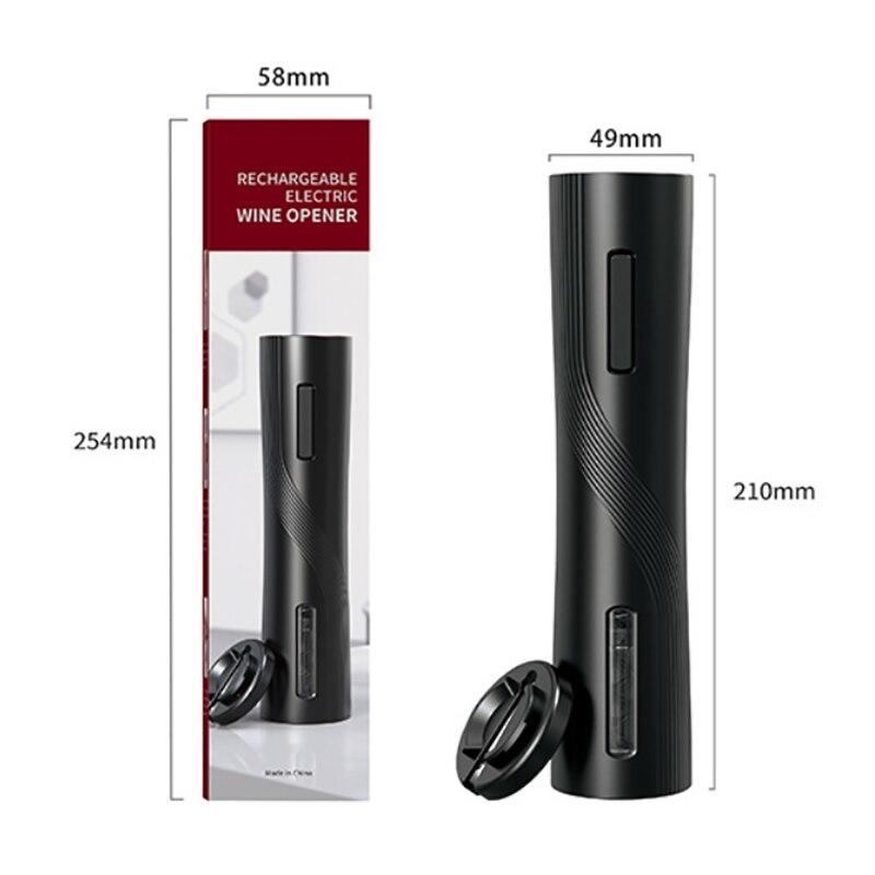 Electric Wine Opener Battery Cork Opener Creative Wine Bottle with Pap