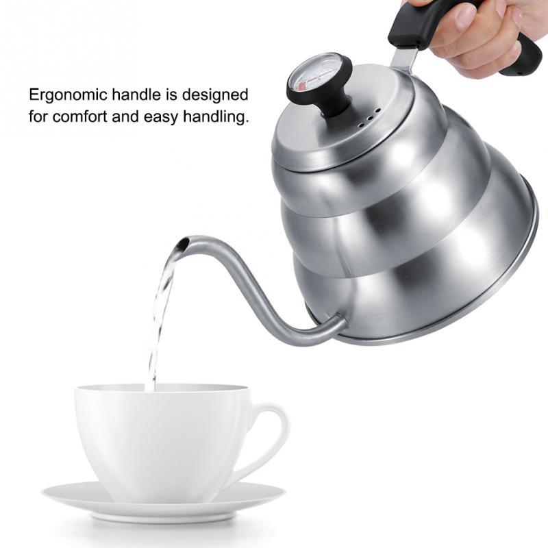 Stainless steel kettle coffee drip - 1.2L
