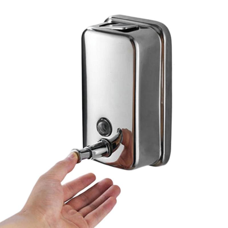 Shampoo dispenser with hand pump