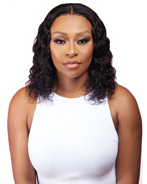 Glueless Waterwave Bob Wig - 10"