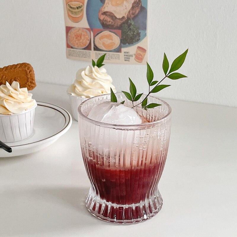 Nordic transparent glass shot cup coffee coffee drinks whisky cocktail