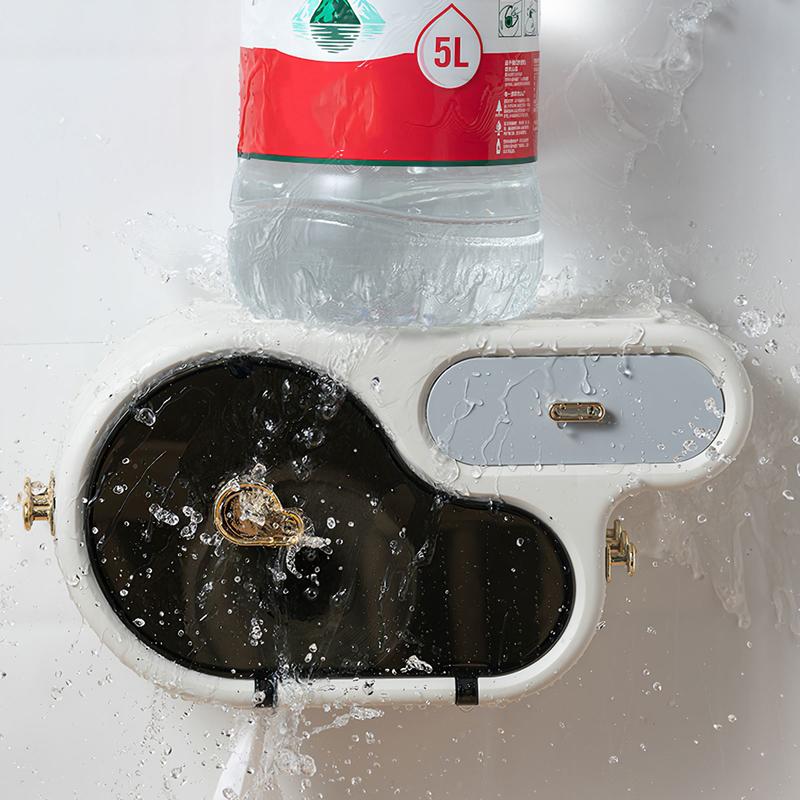 Perforated toilet paper toilet box for bathroom