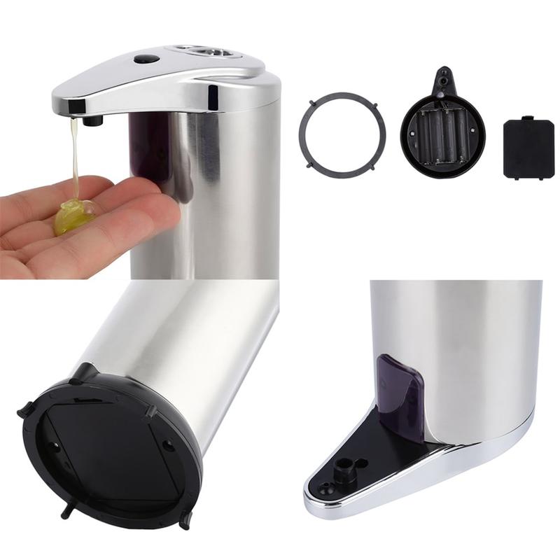 Automatic soap dispenser 250ml stainless steel