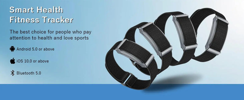Long Battery Life Smart Health Band, Sleep Monitor, Step Counter, Call & Message Alert, Fitness Tracker for Workout