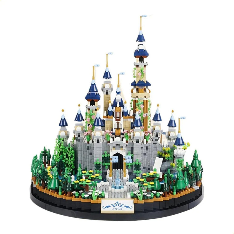 3600Pcs Fairy Tale Castle Building Blocks Set, Micro Diamond Bricks Model Kit, DIY Creative Toys for Kids Adults, Home Decor Display Gift