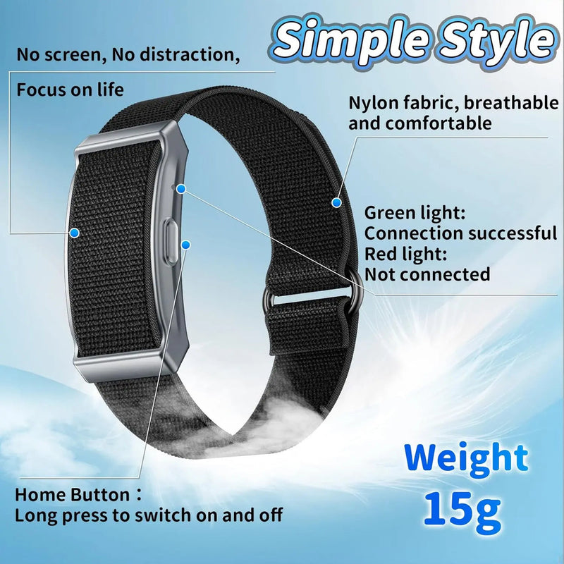 Long Battery Life Smart Health Band, Sleep Monitor, Step Counter, Call & Message Alert, Fitness Tracker for Workout