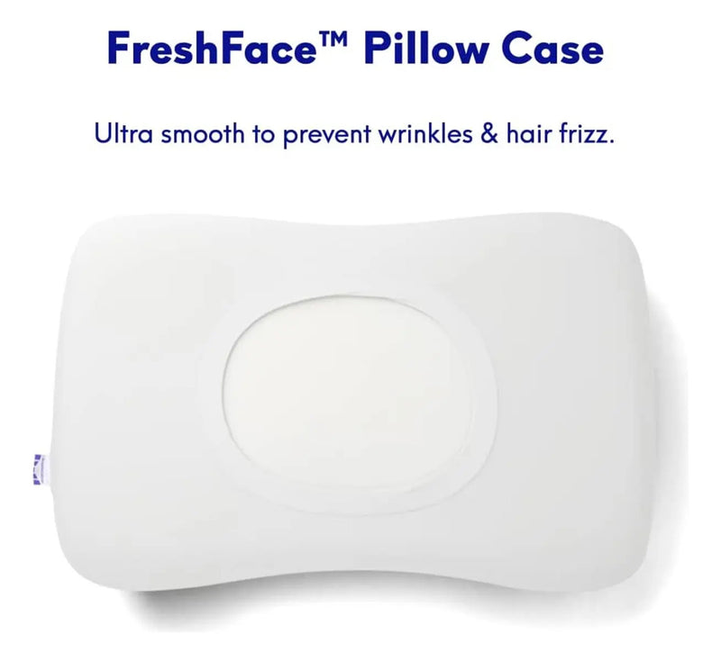 Contour Memory Foam Pillow for Neck Pain Relief, Ergonomic Cervical Pillow for Back and Side Sleepers, Cloud Support Pillow with Anti-Wrinkle Pillowcase