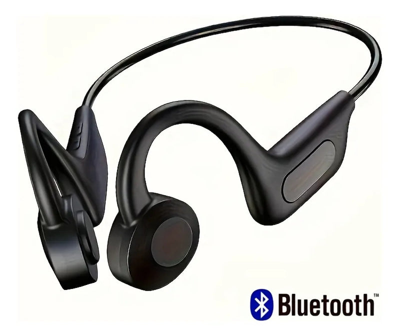 Open Ear Bone Conduction Headphones, Wireless Bluetooth 5.3 Earphones with 6-8H Battery, Noise Cancelling for Sports, Running, Gym
