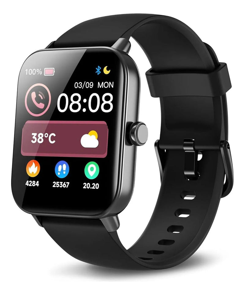 Fitness Tracker Smart Watch with Bluetooth Call, 1.8" HD Screen, 101+ Sports Modes, Heart Rate Monitor, Alexa Voice Assistant, IP68 Waterproof