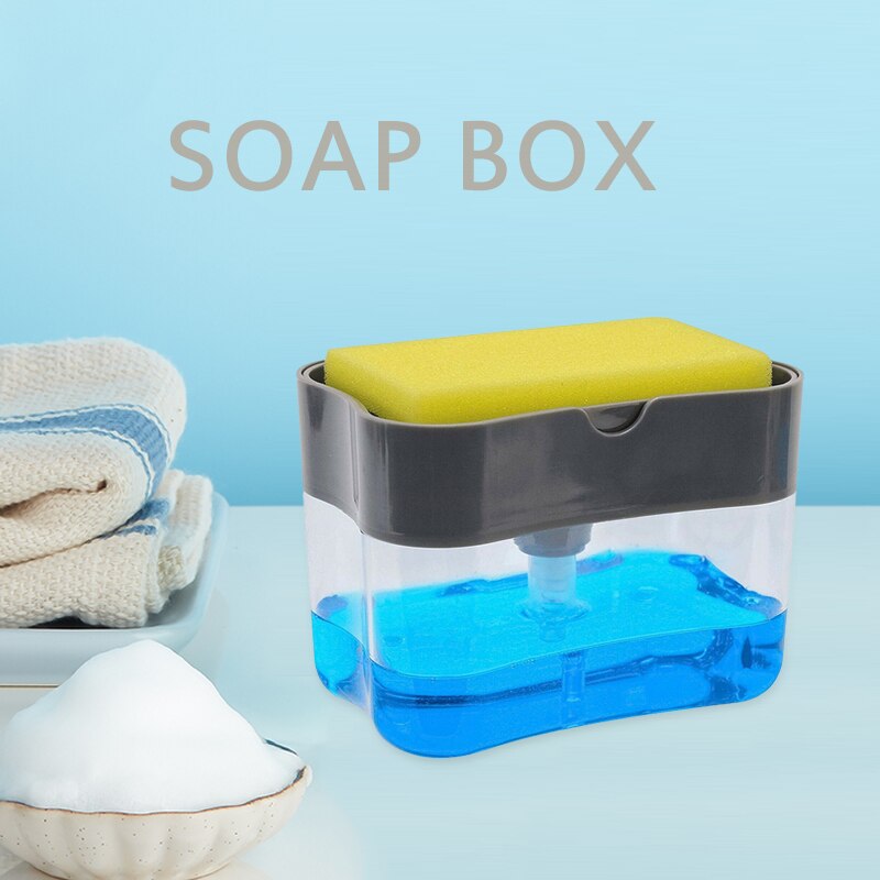 Hot 2 in 1 Sponge Soap Dispenser