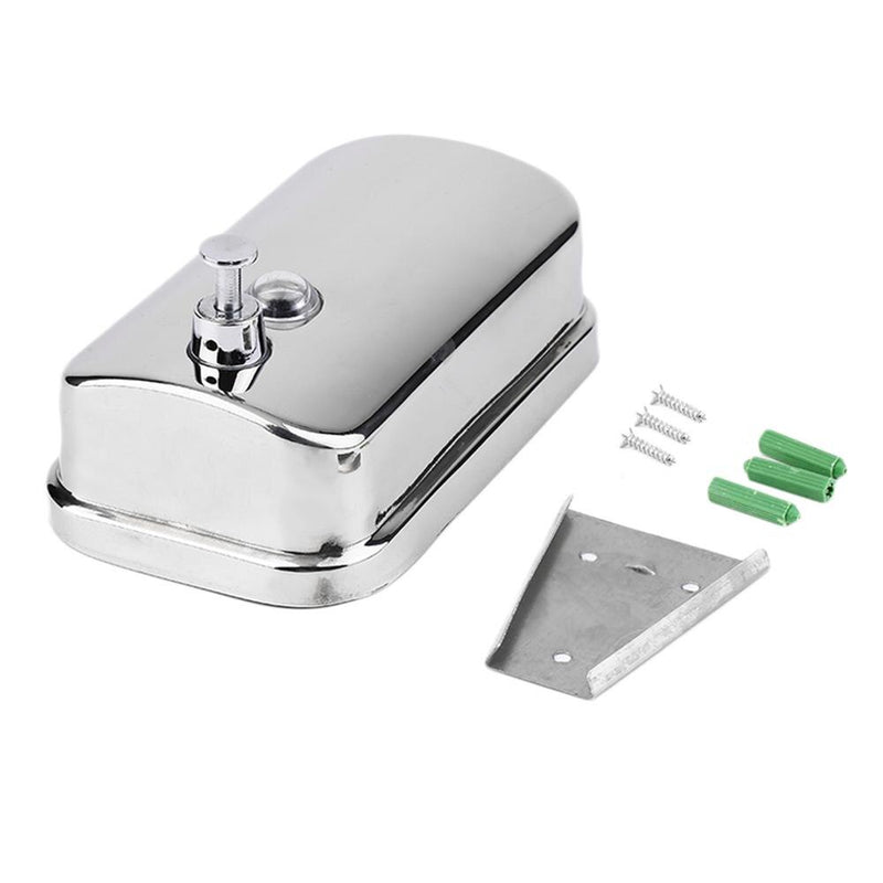 Shampoo dispenser with hand pump
