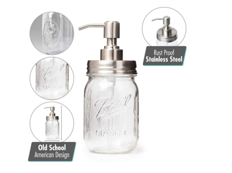 Jar Liquid Soap Dispenser 480 ML