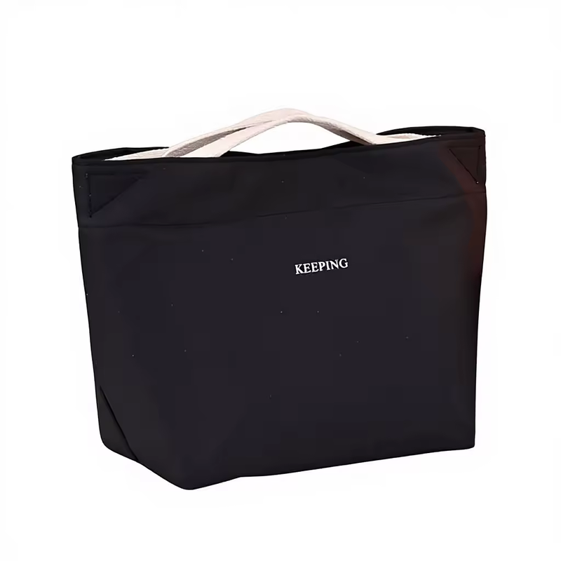 Portable Durable Eco-Friendly Oxford Lunch Box and Cooler Bag with Zipper Closure for 2 Persons Outdoor Use and Picnics