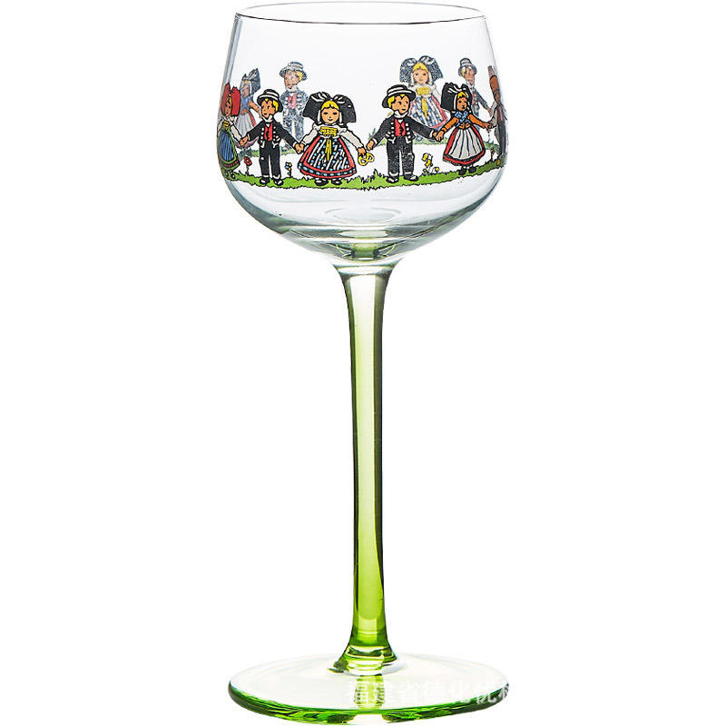 Alsace Lilliputian Cup Nordic Style High Foot Cups Wine Creative