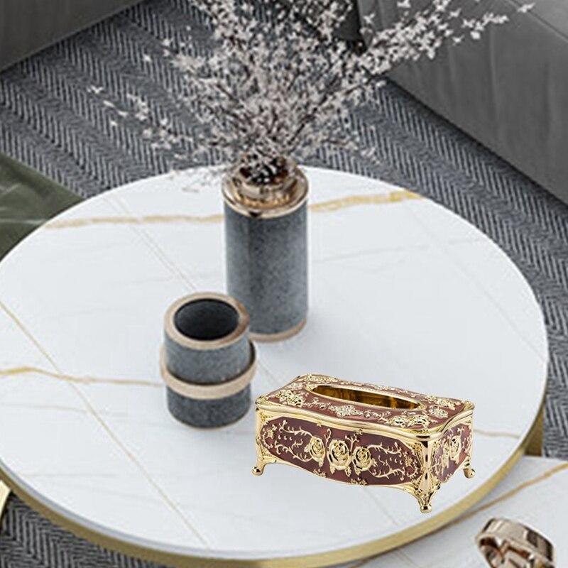 European Style Luxury Fabric Paper Towel Box