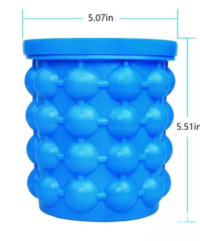 Silicone Successor Ice Crusher Fast Ice Bucket Ice Fan Rescue Backup
