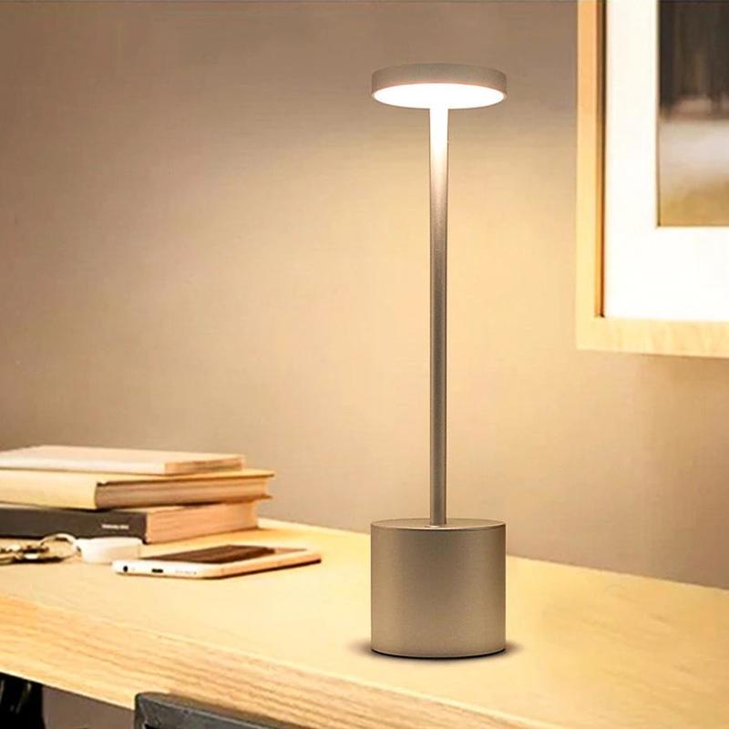 Touch Sensor Wireless Desk No Signs Modern Bar Restaurant Table LED