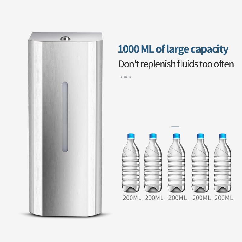 Stainless steel soap dispenser automatic sensor - 1000 ML