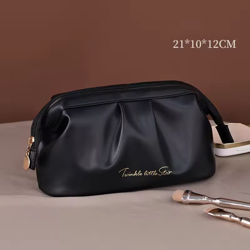 PU Womans Waterproof Multifunctional Storage Pouch Advanced Large Capacity Pouch Elegant Fashionable Hand Pouch