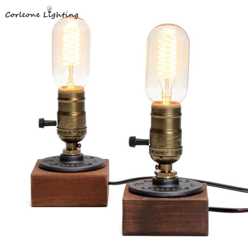 Vintage Table Lamp Industrial Desk Lamp Loft Edison Table Lamps Li