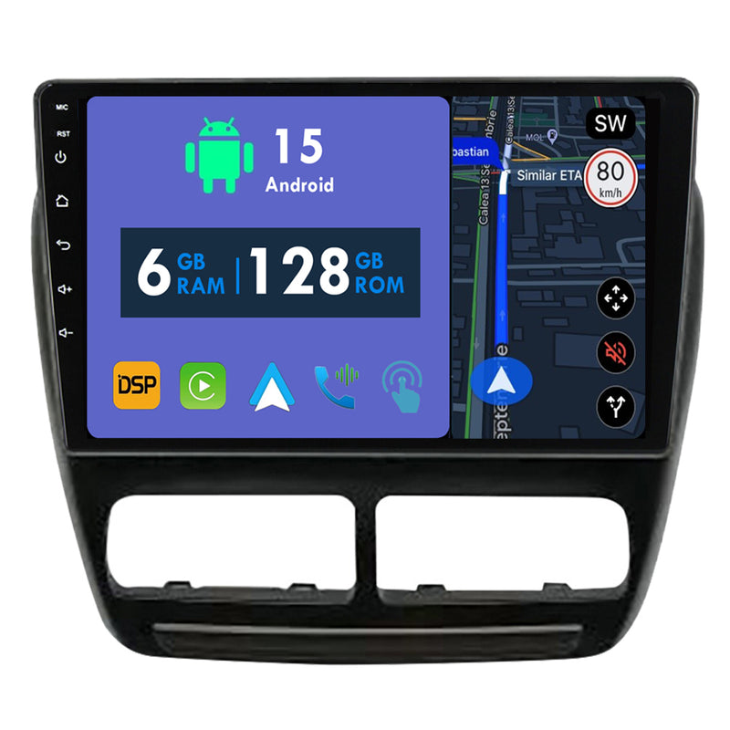 RoverOne Car Stereo Radio Bluetooth CarPlay GPS Navigation for Fiat Doblo 2010 - 2015