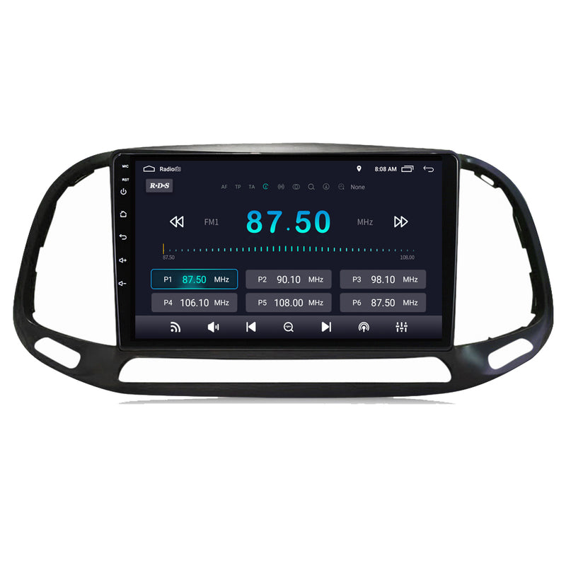 RoverOne Car Stereo Radio Bluetooth CarPlay GPS Navigation for Fiat Doblo 2015 - 2019