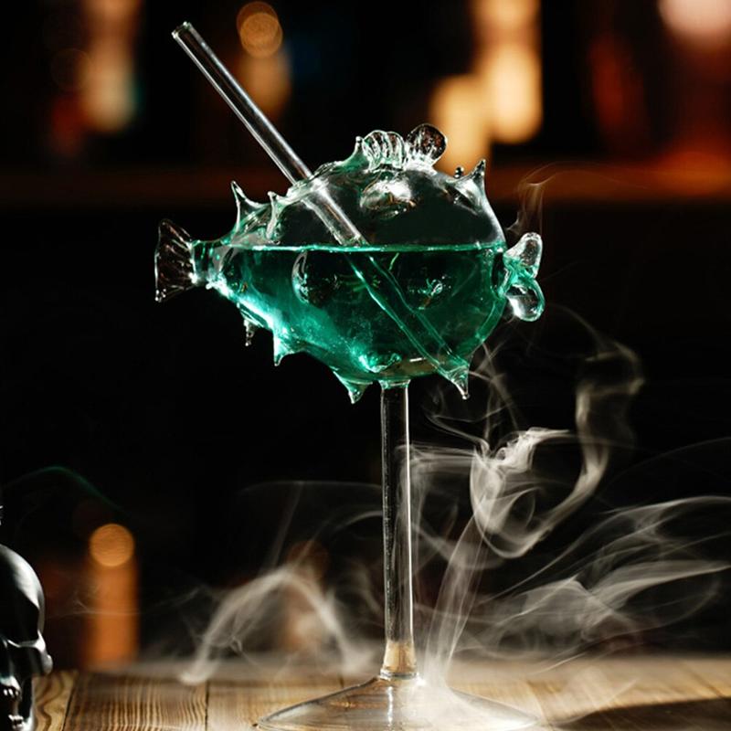 Creative Shape Globefish Practical Cocktail Cup