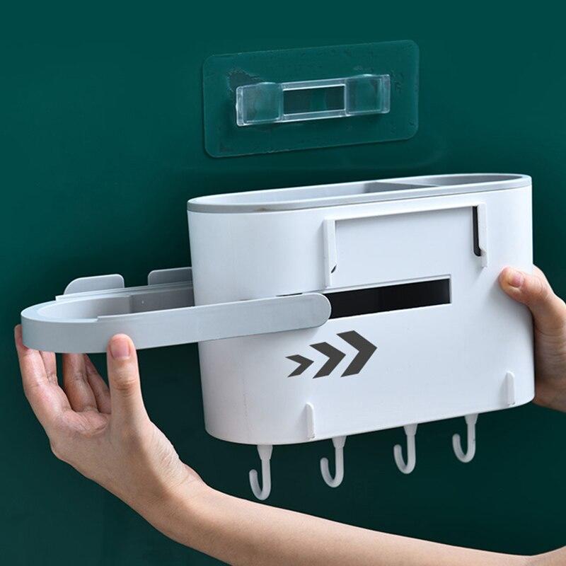 Bathroom Shelves Hairdryer Wall Hanger