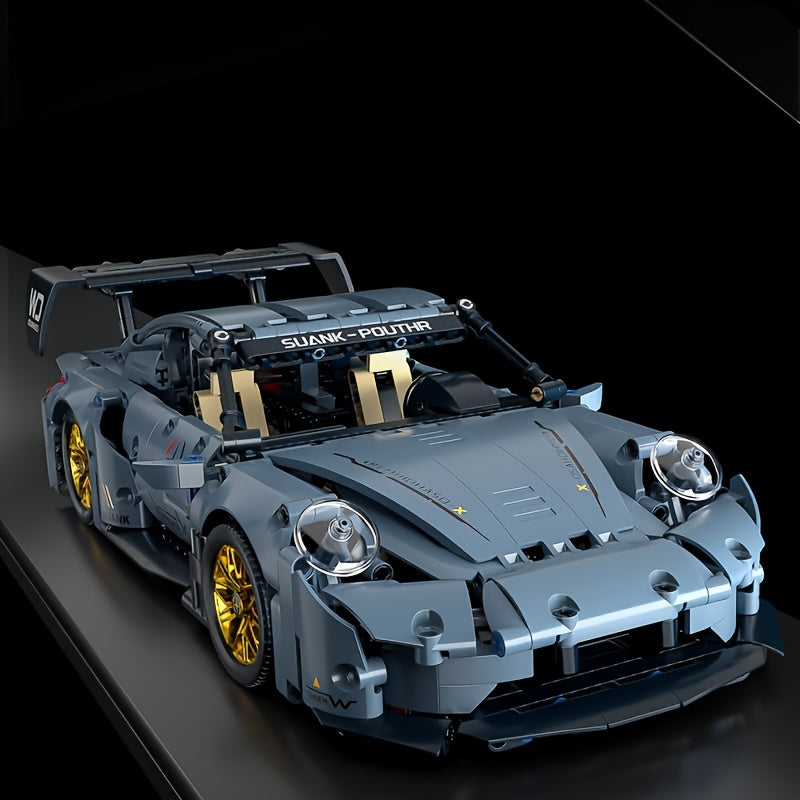 1:14 Scale Sports Car Building Blocks Set, Widebody Modified Super Car Model Kit, Collectible Technic Bricks for Adults Teens, Gift for Car Lovers
