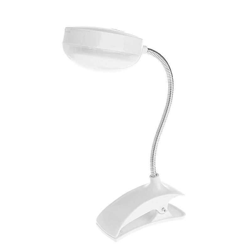 Flexible clip on LED table lamp Reading clip