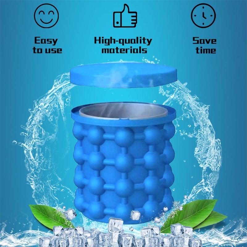 Silicone Successor Ice Crusher Fast Ice Bucket Ice Fan Rescue Backup