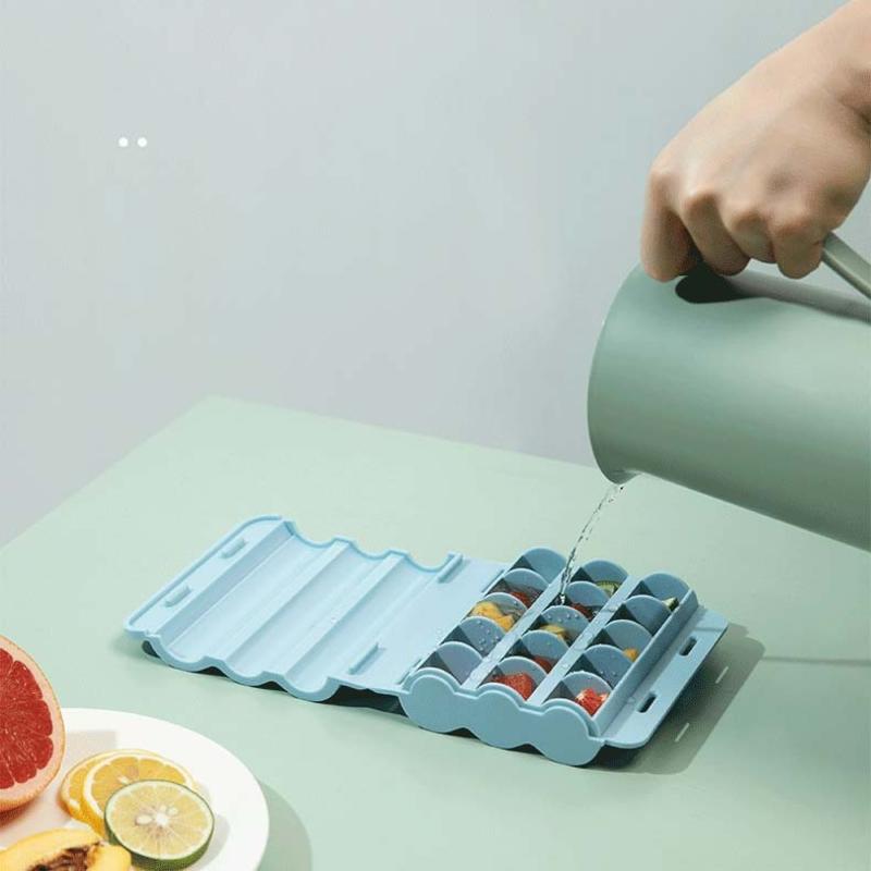 15 Grids Fruit Ice Cream Cube Maker Silicone Cylinder