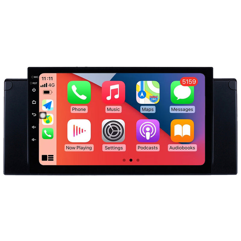 RoverOne Car Stereo Radio Bluetooth CarPlay GPS Navigation for BMW X5 E39 E53 1999 - 2006