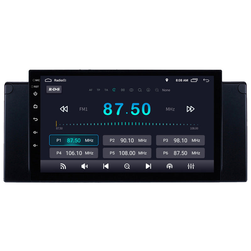 RoverOne Car Stereo Radio Bluetooth CarPlay GPS Navigation for BMW X5 E39 E53 1999 - 2006