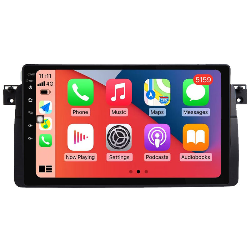 RoverOne Car Stereo Radio Bluetooth CarPlay GPS Navigation for BMW 3 Series E46 1998 - 2006