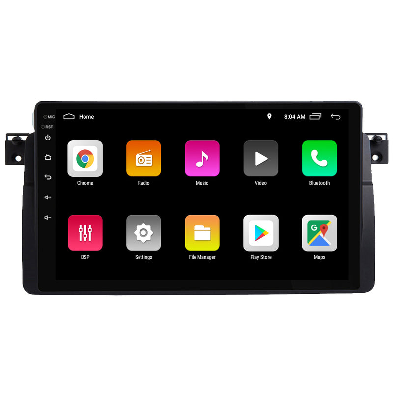 RoverOne Car Stereo Radio Bluetooth CarPlay GPS Navigation for BMW 3 Series E46 1998 - 2006