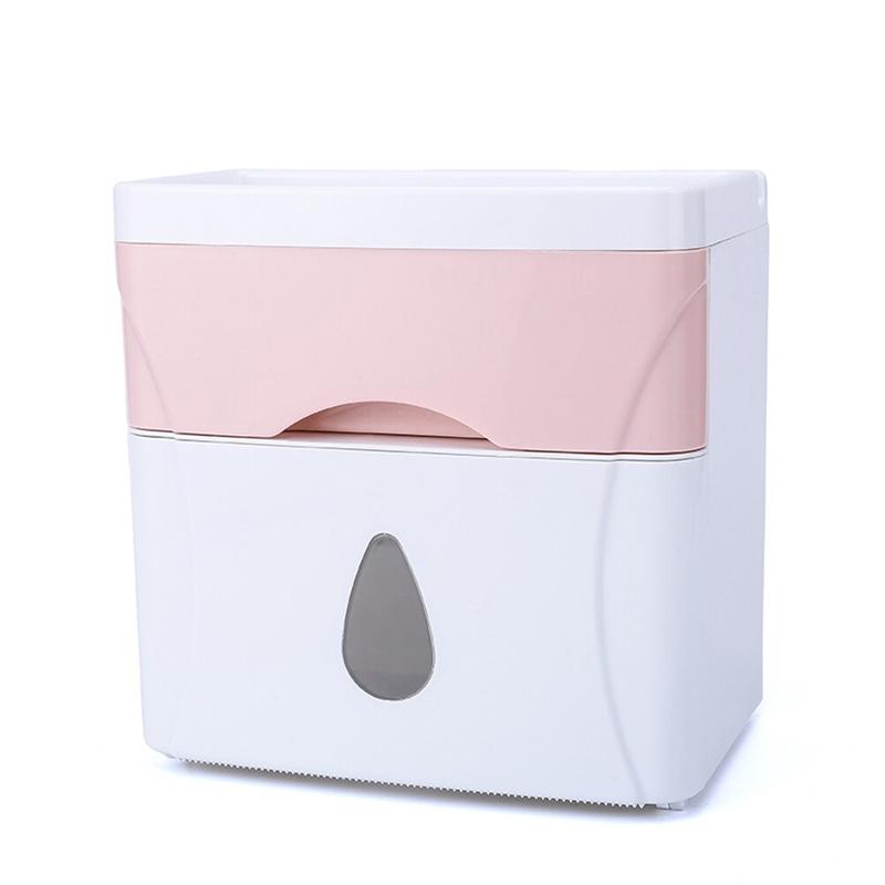 Waterproof Multifunction Toilet Paper Box with Toilet Paper Drawer