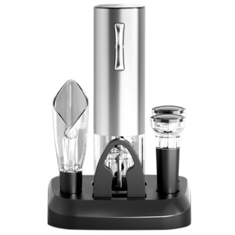 Electric Wine Bottle Set Automatic Corkscrew with Battery USB Charging