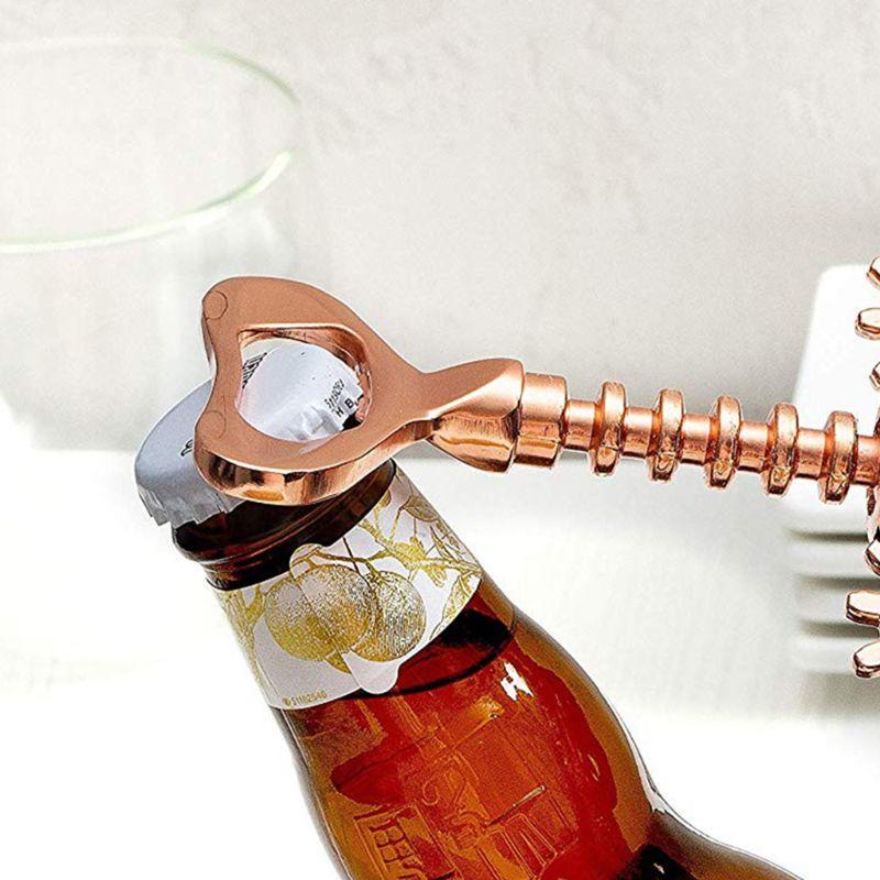 Multifunctional Pink Gold Wine Bottle Opener