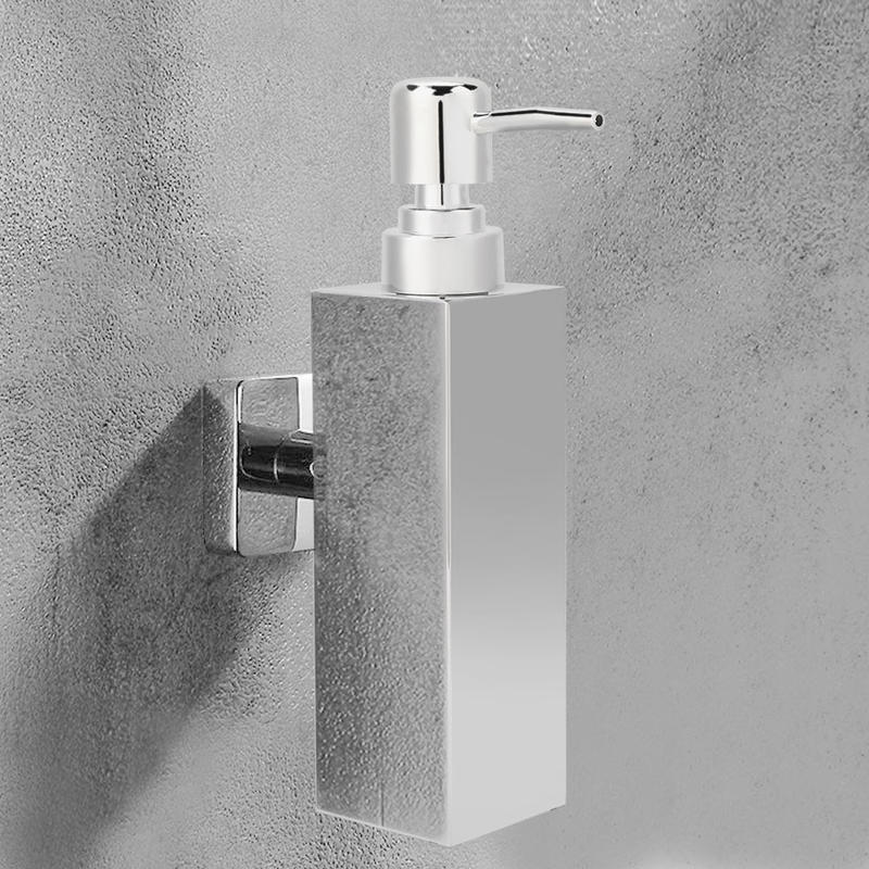Wall mount stainless steel soap dispensers