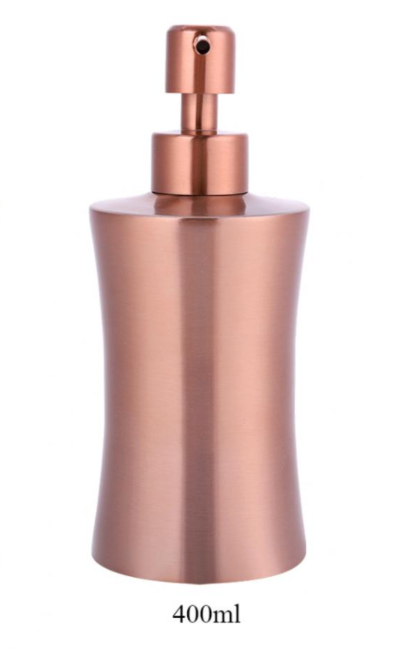 Liquid Soap Dispenser 400ml 304 Stainless Steel Shampoo Balm Dispenser